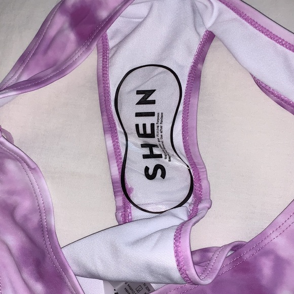 Purple Tie Dye Swim Bottoms - Picture 3 of 3